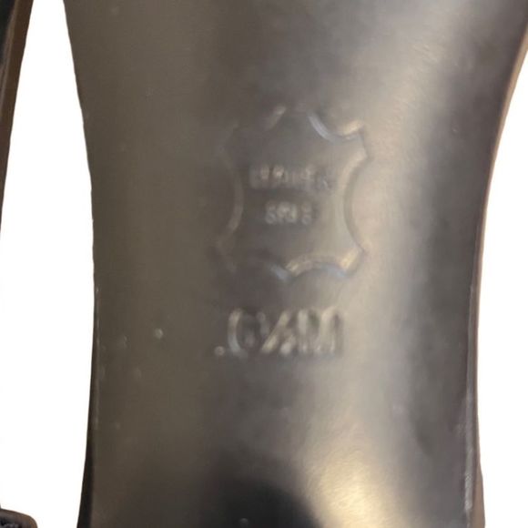 Tory Burch Tana Heel Sandal- Maison Black and Ivory Heel with Zip Back 45mm - Picture 7 of 8